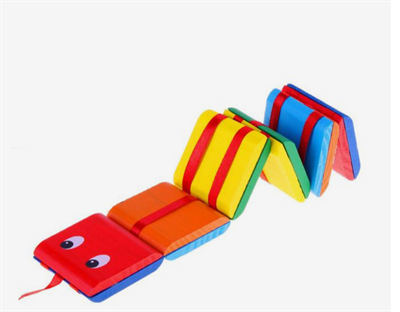 Головоломка «Змейка» с переворачивающимися цветными квадратами 0283096105