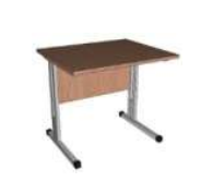 Стол ученический одноместный регулируемый по высоте ЛДСП 02829244