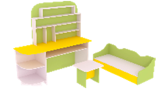 Уголок доктора 1500х1000х1200 02830962765