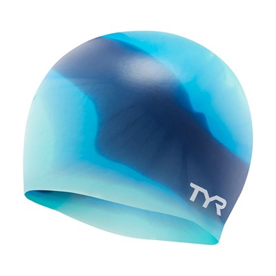 Шапочка для плавания TYR Multi Silicone Cap, синий 33716
