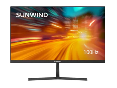 Монитор SunWind Экран: 23.8 ", 1920x1080, 16:9, IPS, 100 Гц, 250 кд/м2, 0283095545