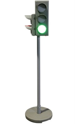 Электрифицированная модель транспортного и пешеходного светофоров с обратным отсчетом времени на стойке и основании 0282363 - фото 1423267