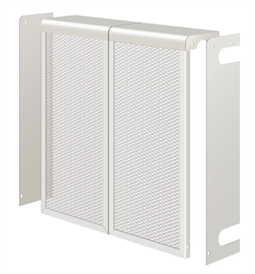 Комплект экранов для чугунных радиаторов до 8 секций 150х610мм белый 0281395