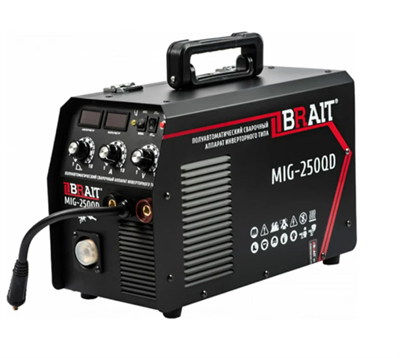 Сварочный инвертор полуавтомат BRAIT MIG-250QD 0283096124