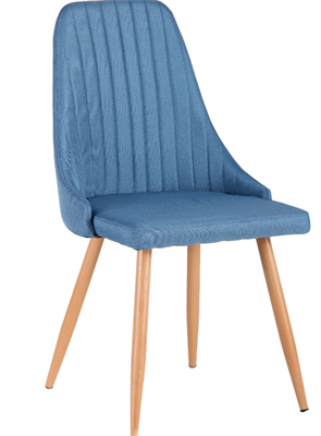 Стул каркас металл под дерево, обивка ткань 02285