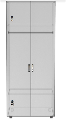 Шкаф для одежды 0281525