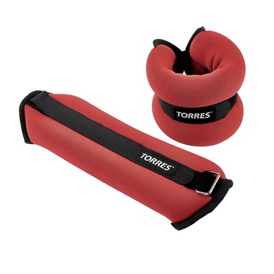 Утяжелители универсальные TORRES, 2 шт по 1 кг. 33290 - фото 1423616