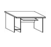 Стол компьютерный 1390*680*756 мм 02830263