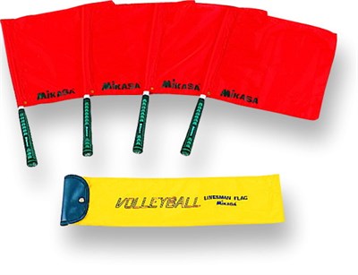 Флаги судейские для волейбола MIKASA, комплект из 4 шт. 33297