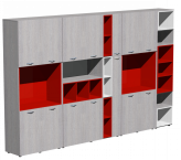 Шкаф модульный 4000*450*2540 0282112 - фото 1423753