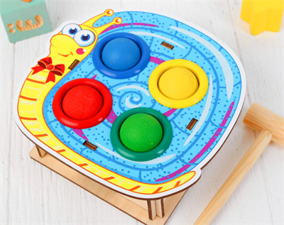 Стучалка-сортер «Улитка», с молотком, МИКС 02830962798