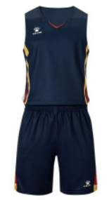 Форма баскетбольная взрослая KELME (темно-синяя) 02440