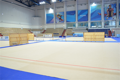 Соревновательный ковер для художественной гимнастики, размер 14х14м. толщина 10мм. ОС-13862