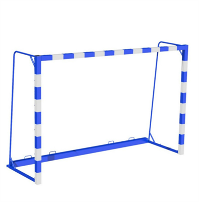 ВОРОТА ДЛЯ ГАНДБОЛА И МИНИФУТБОЛА (3,0Х2,0Х1,0М ПРОФ.ТРУБА 80Х80ММ) СВОБОДНОСТОЯЩИЕ С ПРОТИВОВЕСОМ 027584