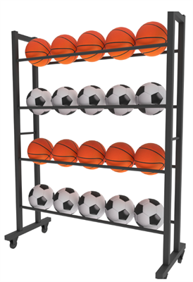 Стойка для мячей на колесиках 1345х1770х400 0283094936