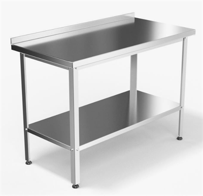Стол производственный с бортом 400х900х850 мм. нерж. 0283095143