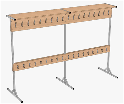 Вешалка напольная на 36 крючков 02830964615