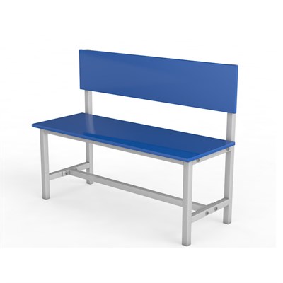 Скамейка для раздевалки со спинкой ЛДСП-1500 ОС-13204