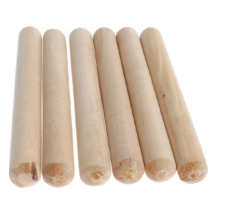 ПАЛОЧКА ЭСТАФЕТНАЯ ДЕРЕВЯННАЯ (КОМПЛЕКТ 6 ШТ.) НФ-134542