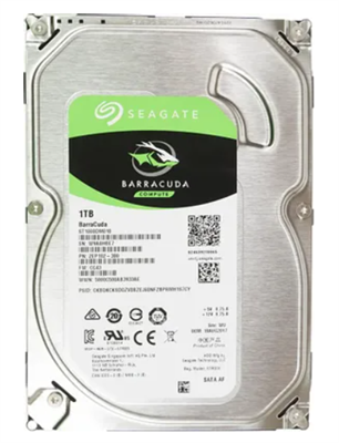Жесткий диск Seagate Barracuda ST1000DM010, 1ТБ, HDD, SATA III, 3.5" 0283096137