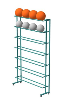 Стеллаж для хранения мячей односторонний 02830964142