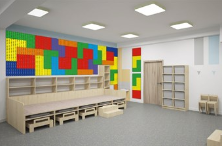 Настенные панели "Тетрис" 0280438