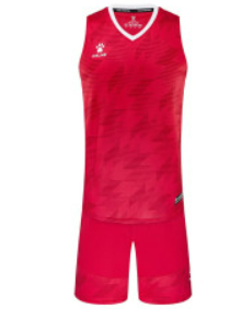 Форма баскетбольная детская KELME (красная) 02444