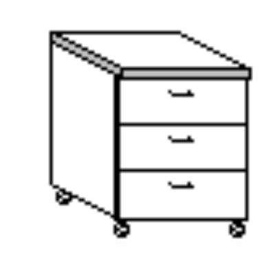 Тумба подкатная на 3 ящика 45х45х62 sNmLv6KRgL6ytktSBQVbP2