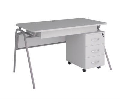 Стол учителя с выдвижным ящиком и тумбой Lore Tau ts6hHKKwgrRXVPDKsazZx2