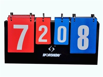 Табло судейское перекидное: 33v33 (размер: 395х250 мм) 0280172 - фото 1424770