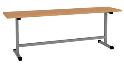 Скамья для столового стола ЛДСП , цвет бук , 16мм (6 ти-местного) Пвх 2мм 02830962783