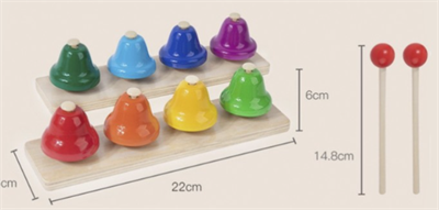 Музыкальная игрушка «Восьми тональные колокольчики» D6XIZDfshachYupnPQhFO1