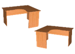 Стол криволинейный (правый/левый) 025816