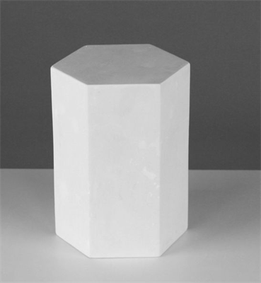 Геометрическая фигура ПРИЗМА шестигранная, 20 см (гипсовая) 02829227