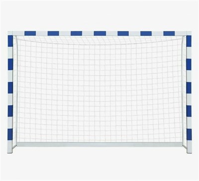 Сетка мини-футбольная/гандбольная, размер (2,00м*3,00м*1,0м*1,0м). Диаметр 2,2 мм, яч. 100*100 мм цвет - белый, безузловая nqAdfHZWhdHFEx7N24ZRO2