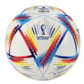 Мяч футзал. ADIDAS WC22 Rihla Trn Sala, р.4, 18п, ПУ, маш.сш, мультиколор 01658