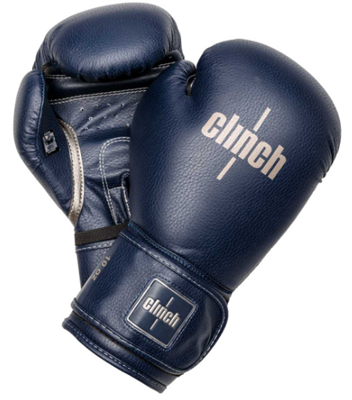 ПЕРЧАТКИ БОКСЕРСКИЕ CLINCH FIGHT 2.0 ТЕМНО-СИНИЕ 02222