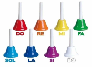 Диатонические музыкальные колокольчики с ручкой 0280603