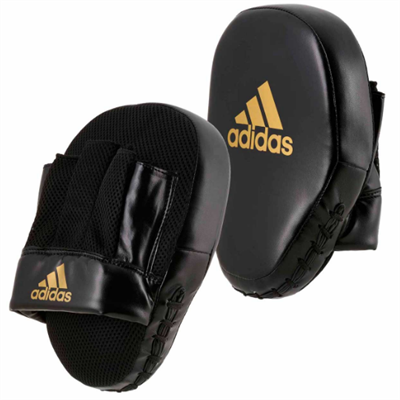 ЛАПЫ CURVED SPEED MESH COACH MITTS ЧЕРНО-ЗОЛОТЫЕ 02293