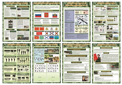 Комплект стендов "Военная подготовка" 028309078