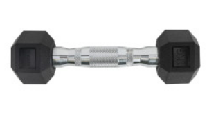 Гантель TORRES 1 кг (резина) 02466