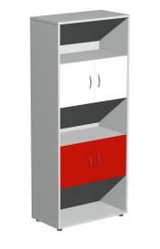 Шкаф широкий полуоткрытый 854*450*2010 0281539 - фото 1425235