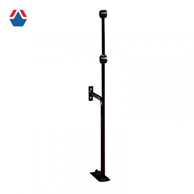 Хореографический кронштейн напольно-пристенный 2-рядный (d 57) White ОС-02962