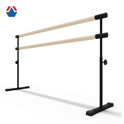 Хореографический станок мобильный Бук-2000 2-рядный с регулируемой высотой в сборе ОС-04539