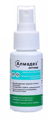Бесспиртовой кожный антисептик спрей Алмадез-Оптима, 50 мл 02830858