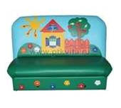 "Диван диван с дидактическими элементами без подлокотников" 02047