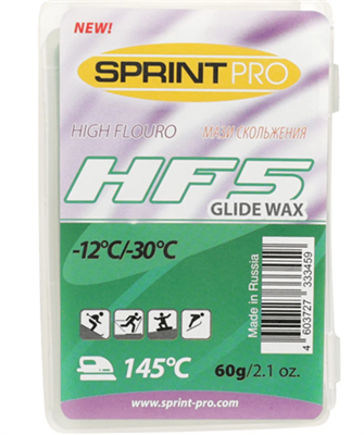 Парафин SPRINT PRO, HF5 Green, 60г, -12 -30°C 0283094826 - фото 1425620