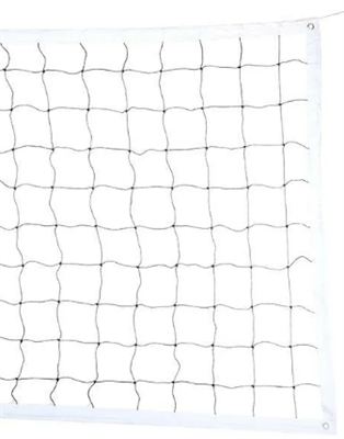 ВОЛЕЙБОЛЬНАЯ СЕТКА (диам. 3,5 мм) ОБШИТАЯ С 4-Х СТОРОН 0280518