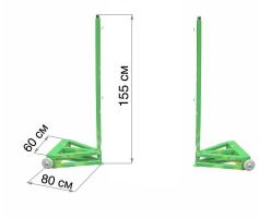 Стойки для бадминтона с противовесами (50 кг) 02830963405