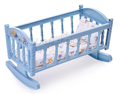 Кроватка-качалка сборная для кукол №4 (8 элементов) (в пакете) t0XyoHb5i2c7PViE18xe71